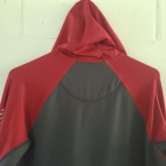 The North Face Flight Series VaporWick 1/4 Zip Pullover Men's Medium Red Gray - Picture 16 of 16